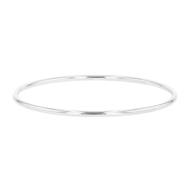 Bracelet jonc rigide or blanc 12.60g Comme neuf -  reconditionné disponible sur Gemme Les Bijoux